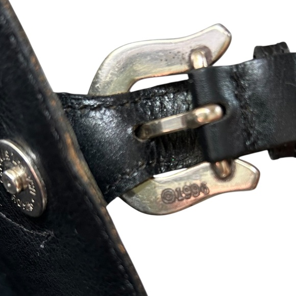 Vintage Brighton Croc Embossed Leather Shoulder Bag (1996) - Picture 10 of 11